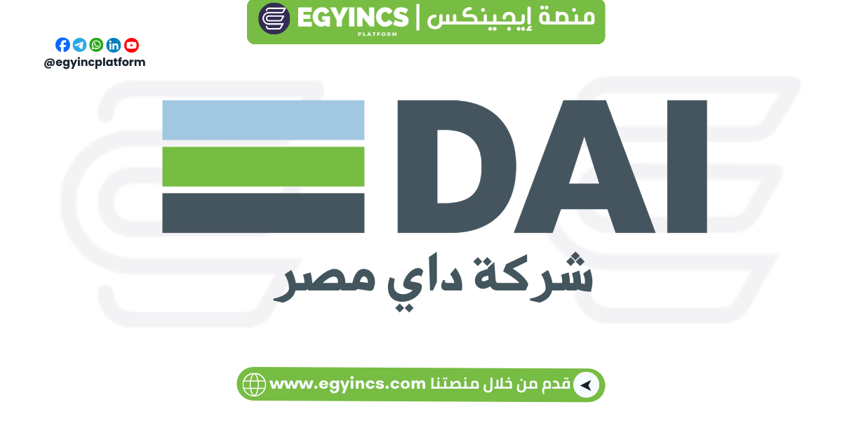 تدريب الأعمال في شركة داي مصر DAI Egypt Internship