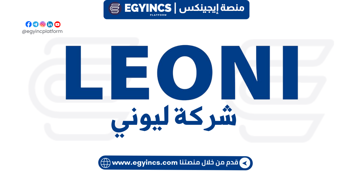 تدريب الموارد البشرية – التعويضات والمزايا في شركة ليوني مصر LEONI Wiring System Egypt Compensation And Benefits Trainee Internship