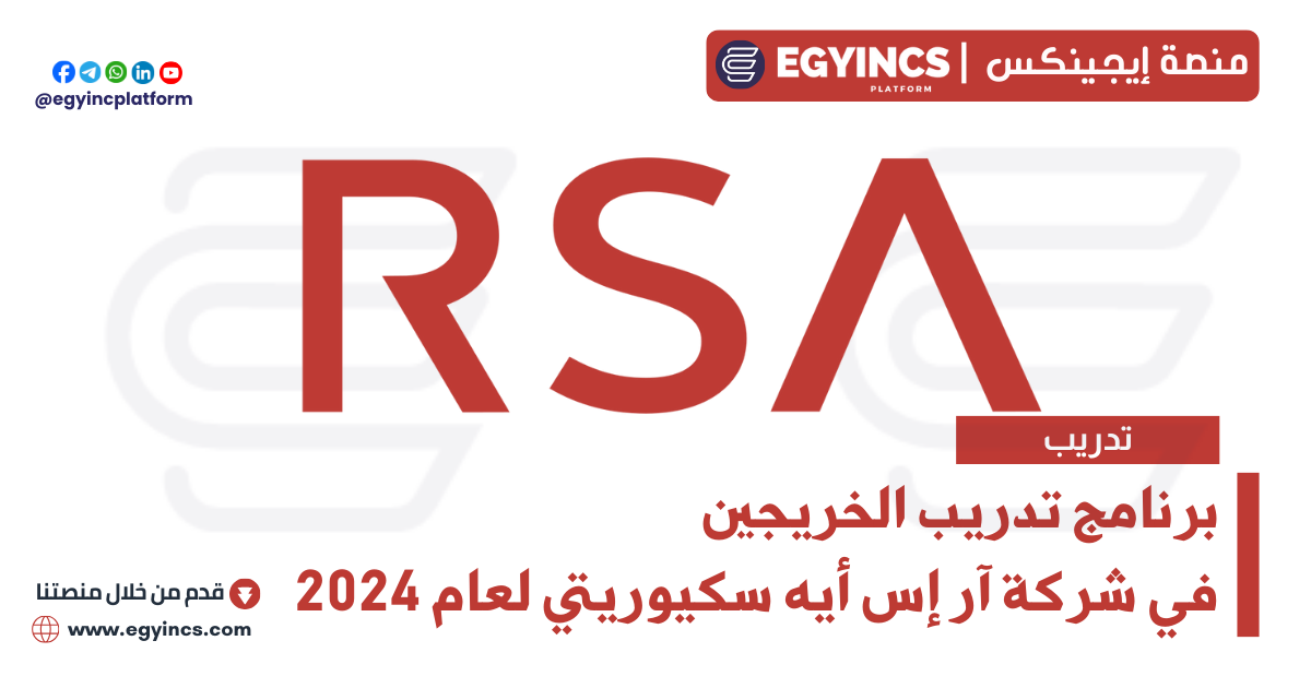 برنامج تدريب الخريجين في شركة آر إس أيه سكيوريتي لعام 2024 RSA Security RSA Graduate Internship