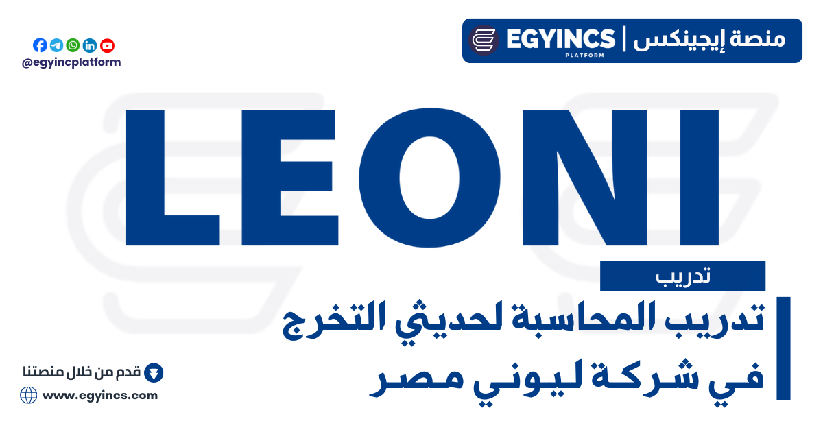 تدريب المحاسبة في شركة ليوني مصر LEONI Wiring System Egypt Accounting Trainee