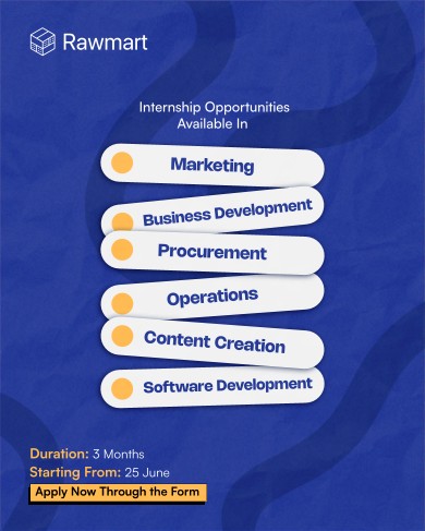 التدريب الصيفي في شركة رومارت 2026 Rawmart Summer Internship Program التدريب الصيفي في شركة رومارت 2026 Rawmart Summer Internship Program