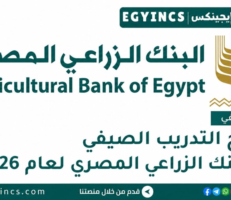 التدريب الصيفي في البنك الزراعي المصري 2026 Agricultural Bank of Egypt Summer Internship