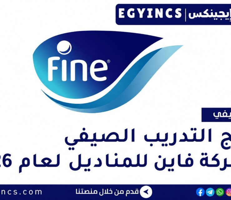 التدريب الصيفي في شركة فاين للمناديل 2026 Fine Academy Summer Internship Program