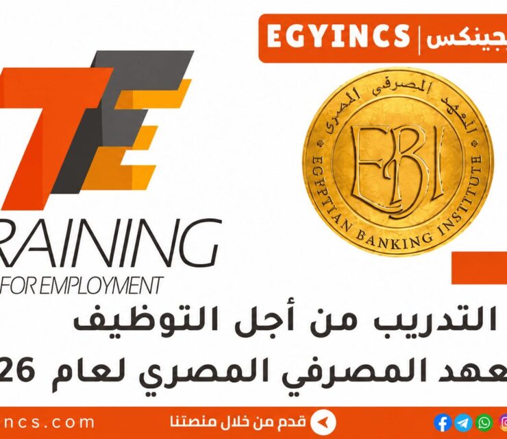 برنامج التدريب من أجل التوظيف من المعهد المصرفي المصري 2026 EBI Training for Employment TFE