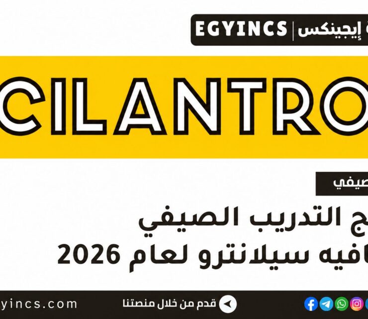 التدريب الصيفي في كافيه سيلانترو 2026 Cilantro Summer Internship Program